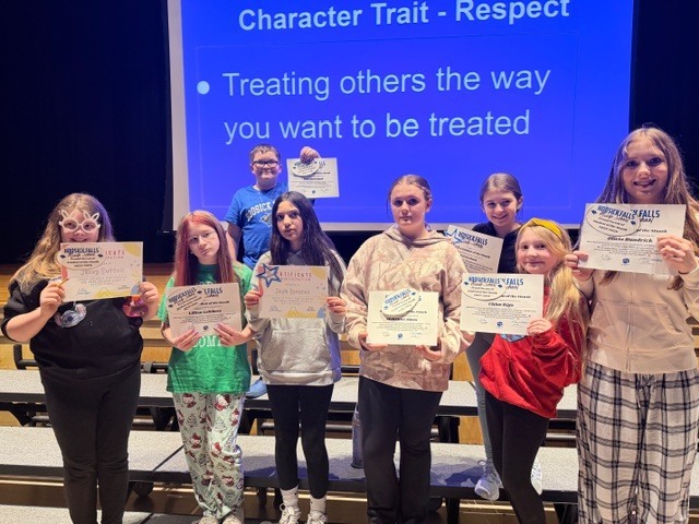 middle school students of the month march 2026