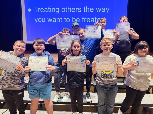middle school students of the month march 2026
