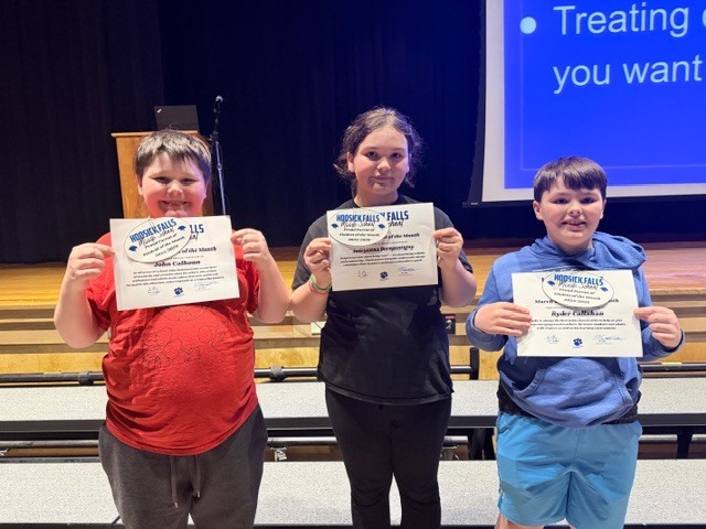 middle school students of the month march 2026