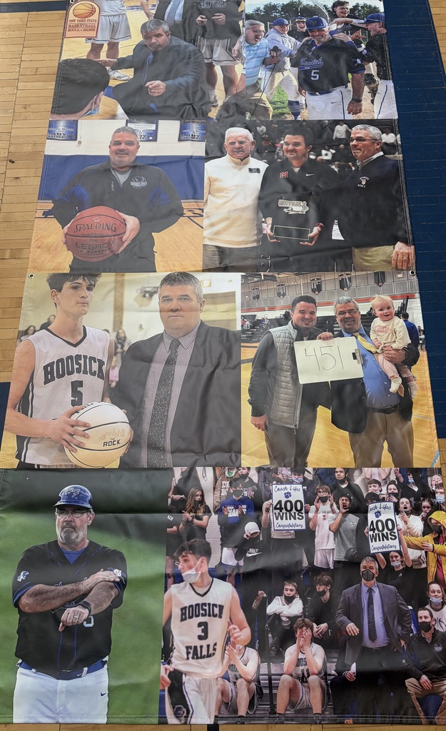 On Sunday, April 19, 2026, the New York State Basketball Hall of Fame inducted its Class of 2026 at a ceremony held at the Hilton Garden Inn in Troy, NY. Among the distinguished honorees was Coach Mike Lilac Jr., longtime Varsity Basketball and Baseball Coach at Hoosick Falls.  Coach Lilac joins an elite class of NYS basketball inductees, including three-time NBA champion and NCAA champion, Danny Green and Yale University's all-time winningest coach, James Jones. Coach Lilac was introduced by Rodger Wyland, News Channel 13's Sports Director and host of Big Board Sports. Some of Coach Lilac's accomplishments include being the Wasaren Leagues All-time winningest Basketball Coach with 462 wins, and over 400 wins for Varsity Baseball.