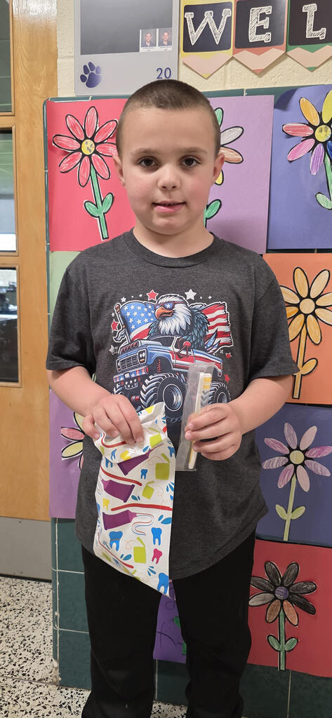 HFCS is sending a huge “Thank you!” to Battenkill Valley Health Center for their generous donation of dental health supplies for our UPK-8 student! Here are some details about their program: BVHC serves 4,000 patients from 120 towns - 23 of which are in NY. There is a shortage of dental providers. To help those without access to care or even limited access, we are arming our youngest residents with the tools they need to have healthy mouths. Working with our youngest residents, it is our hope that we can cultivate a lifelong commitment to oral health. We are committed to supporting our local schools in their efforts to make oral health a priority. Our outreach and education program is sponsored in part by Northeast Delta Dental Foundation and Stewart's Shops Holiday Match Program. Jim Martinez has been on the board of directors since 2021 and facilitated the relationship between BVHC and HFCSD.