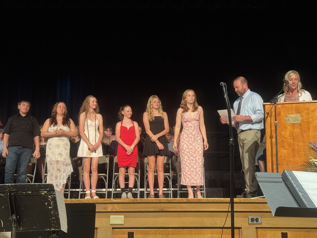🐾🎓 Congratulations to our 8th-grade students on their 8th-grade graduation. We are proud of all you have accomplished and are excited to welcome you to Hoosick Falls High School. Best wishes as you begin this exciting new chapter as members of the Class of 2030!
