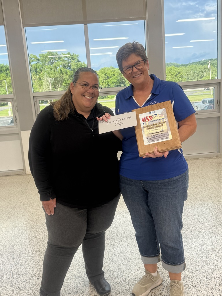 Wendy Bakaitis was awarded the AAA School Bus Driver Safety Award