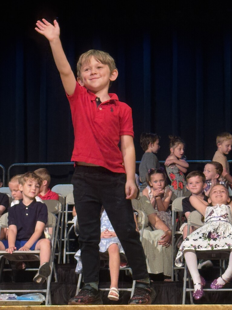 🎓💙 Last Friday, our kindergarten students took to the stage to wave goodbye to kindergarten and hello to first grade! Over the past year, our youngest Panthers have learned so much, grown in countless ways, and built a strong foundation thanks to the dedication and care of our amazing kindergarten team. We are so proud of all they have accomplished and can't wait to watch them continue to learn, grow, and succeed in first grade. Way to go, Tiny Panthers! 🐾📚