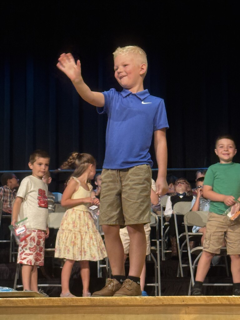 🎓💙 Last Friday, our kindergarten students took to the stage to wave goodbye to kindergarten and hello to first grade! Over the past year, our youngest Panthers have learned so much, grown in countless ways, and built a strong foundation thanks to the dedication and care of our amazing kindergarten team. We are so proud of all they have accomplished and can't wait to watch them continue to learn, grow, and succeed in first grade. Way to go, Tiny Panthers! 🐾📚