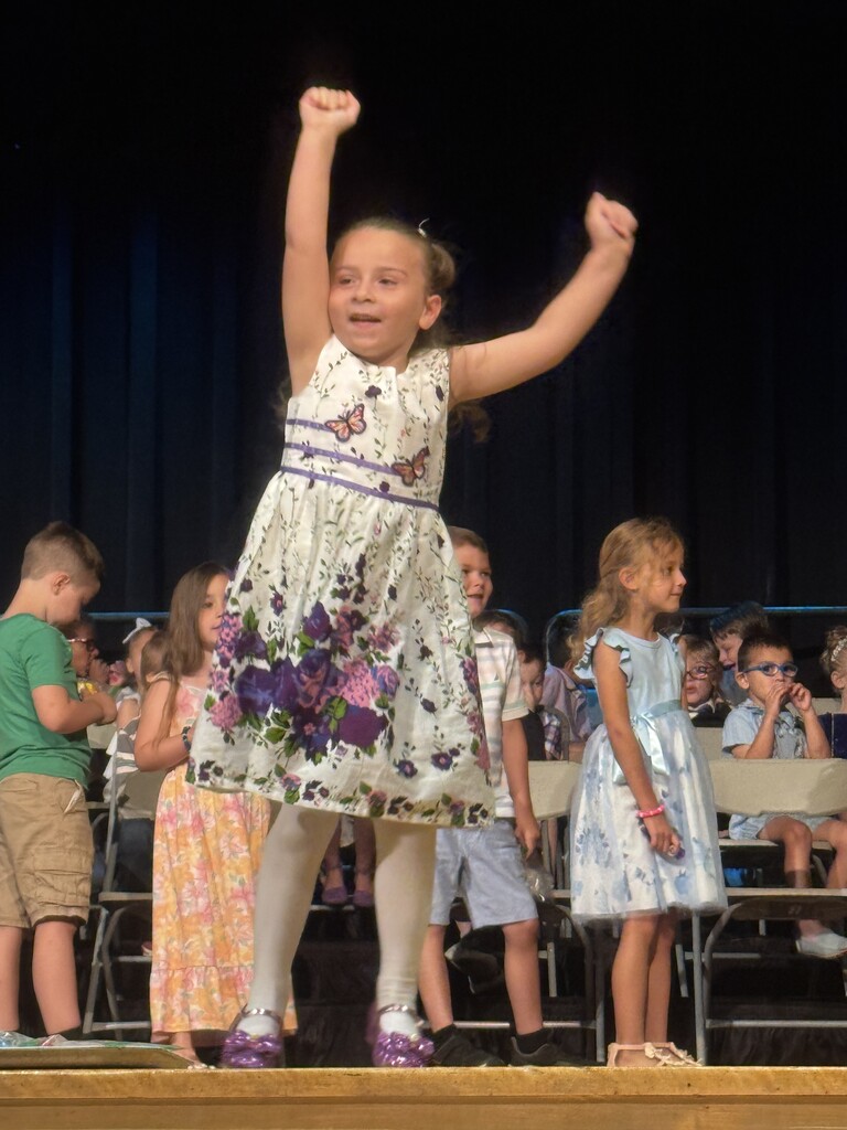 🎓💙 Last Friday, our kindergarten students took to the stage to wave goodbye to kindergarten and hello to first grade! Over the past year, our youngest Panthers have learned so much, grown in countless ways, and built a strong foundation thanks to the dedication and care of our amazing kindergarten team. We are so proud of all they have accomplished and can't wait to watch them continue to learn, grow, and succeed in first grade. Way to go, Tiny Panthers! 🐾📚