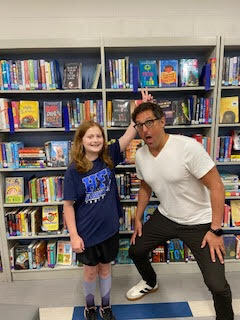 Our Middle School/High School Librarian, Mrs. Antolick, wanted to share highlights from a special day in our library! 📚 On June 12, Hoosick Falls had the honor of welcoming internationally acclaimed young adult author Pablo Cartaya. Throughout the day, he met with our fifth- and sixth-grade students, sharing how our experiences shape our journeys and how we can learn, grow, and find strength through them. Mr. Cartaya also led an engaging writers' workshop, giving students a behind-the-scenes look at his creative process and offering tips for crafting compelling stories. Students were thrilled to meet the author of a book they had been reading, ask thoughtful questions, and have their books signed. Thank you, Mrs. Antolick, for organizing this incredible opportunity and for sharing these wonderful moments with our school community!🐾