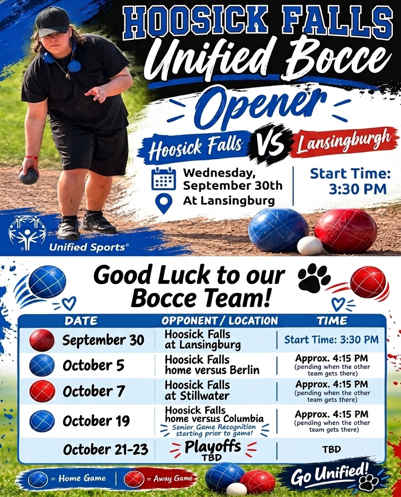 unified bocce schedule
