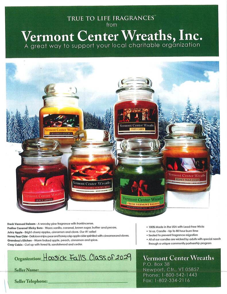 class of 2029 candle fundraiser
