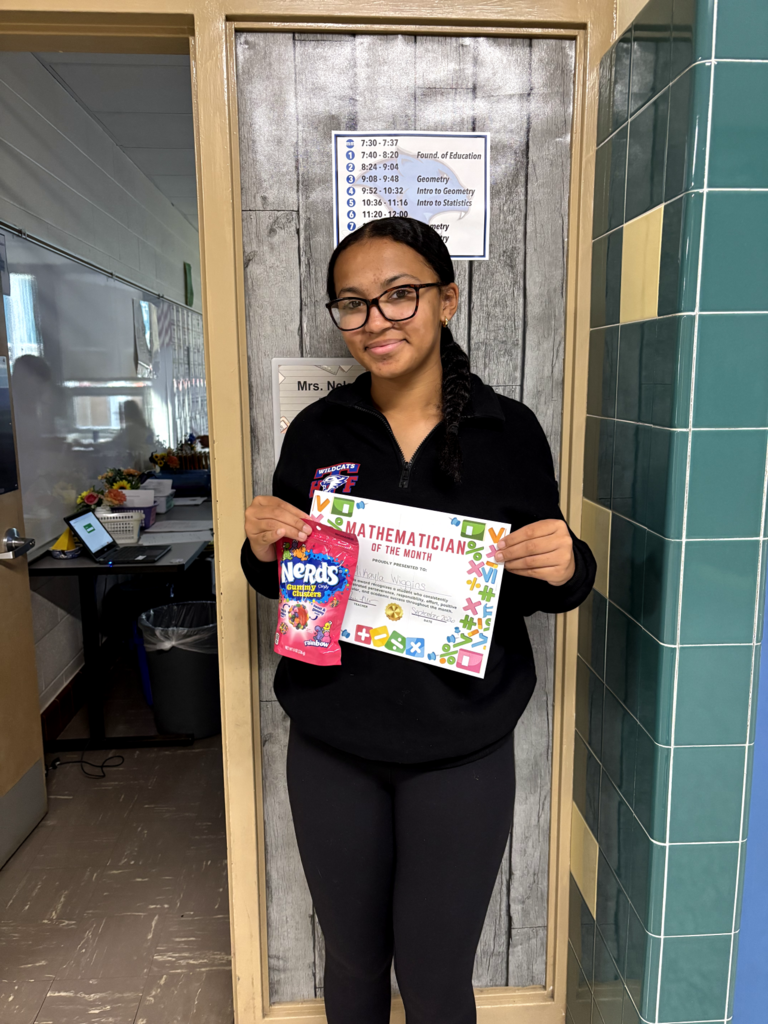 📐 Mathematician of the Month & First Day Fun! 📏Congratulations to the September Mathematician of the Month awardees from Mrs. Nelson's high school math classes! 👏🎉Regents Geometry: Laney Kasulinous, Aurora Ferraro, & Myla Steller; Intro to Geometry: Makayla Wiggins; Stats/Probability: Ryan Sparks.  To kick off the school year, Mrs. Nelson's Geometry students also jumped into a hands-on Spaghetti & Marshmallow Building Contest! 🍝🍡 Check out the awesome teamwork, problem-solving, and creative towers they built on day one. Thanks for sharing, Mrs. Nelson!🐾