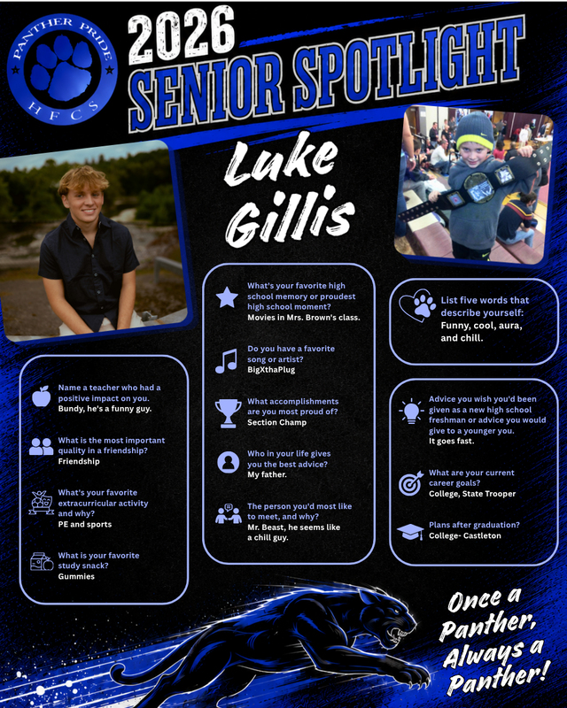 🎓Senior Spotlights🐾