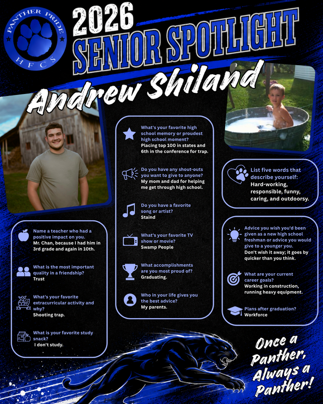 🎓Senior Spotlights!🐾