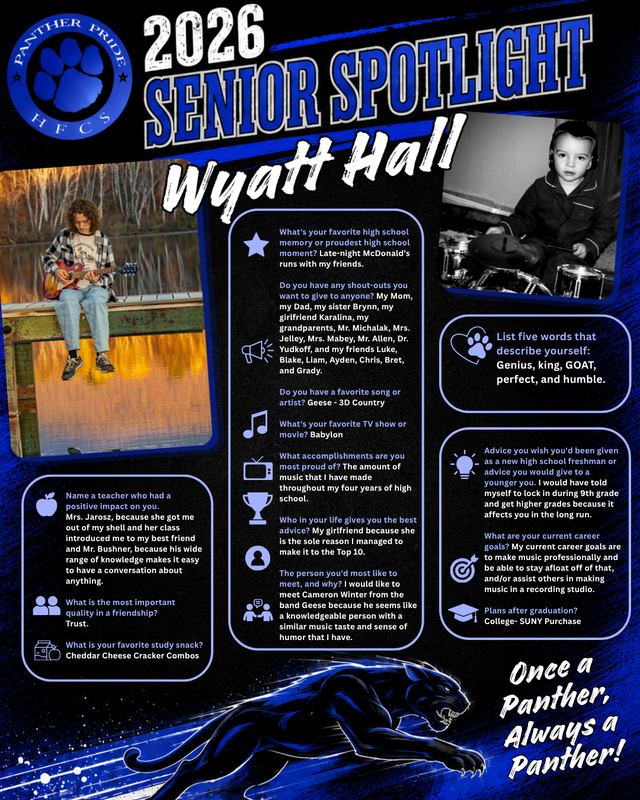 🎓Senior Spotlights!🐾