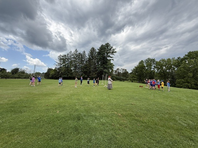 Living History Summer Institute students recently toured Johnson Hall State Historic Site