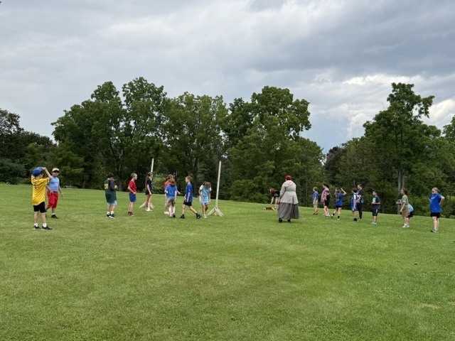 Living History Summer Institute students recently toured Johnson Hall State Historic Site
