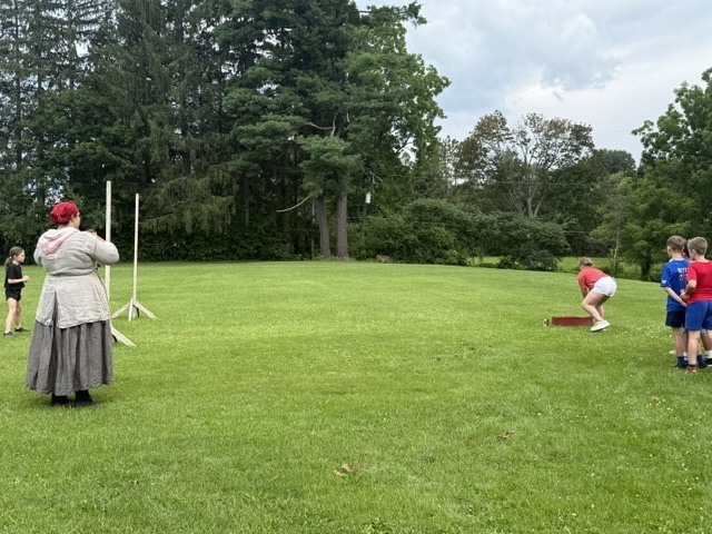 Living History Summer Institute students recently toured Johnson Hall State Historic Site