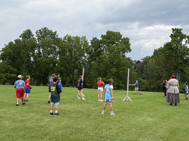 Living History Summer Institute students recently toured Johnson Hall State Historic Site