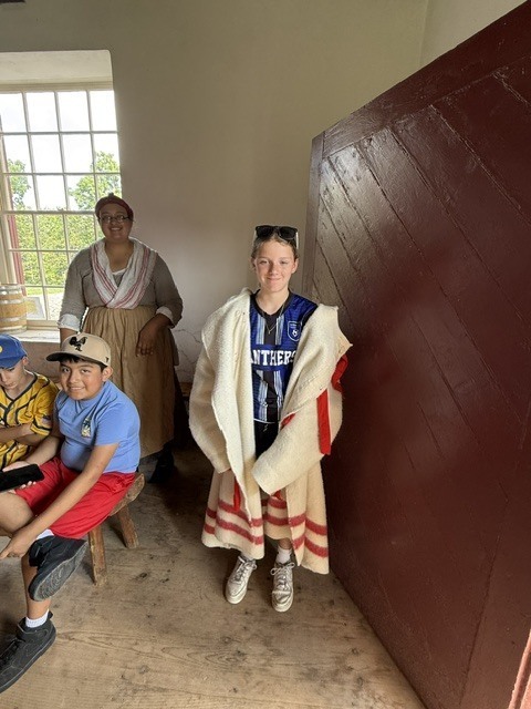 Living History Summer Institute students recently toured Johnson Hall State Historic Site
