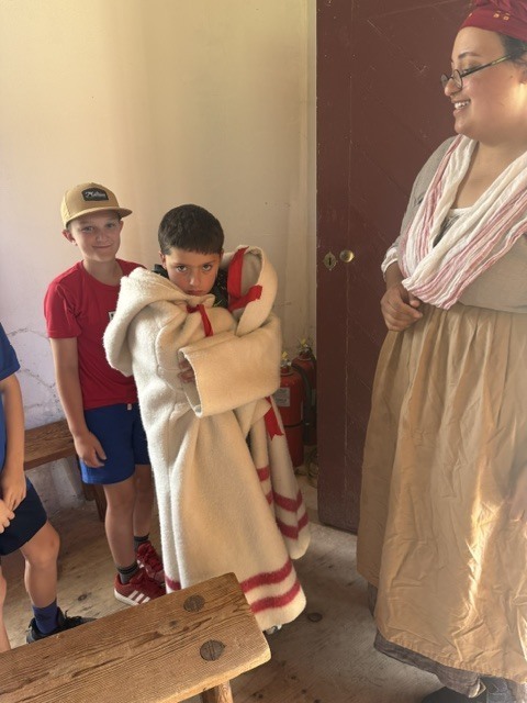 Living History Summer Institute students recently toured Johnson Hall State Historic Site