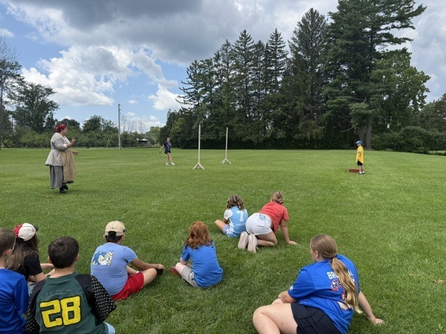 Living History Summer Institute students recently toured Johnson Hall State Historic Site