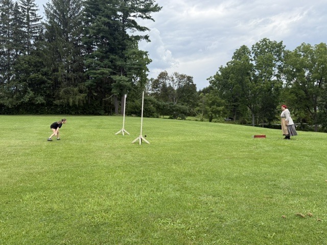 Living History Summer Institute students recently toured Johnson Hall State Historic Site