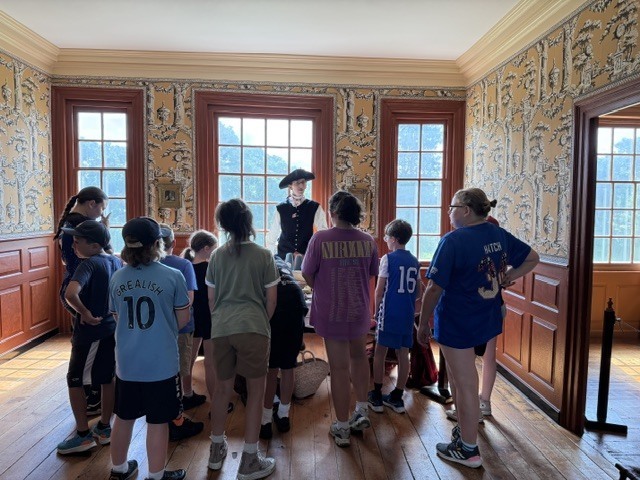 Living History Summer Institute students recently toured Johnson Hall State Historic Site