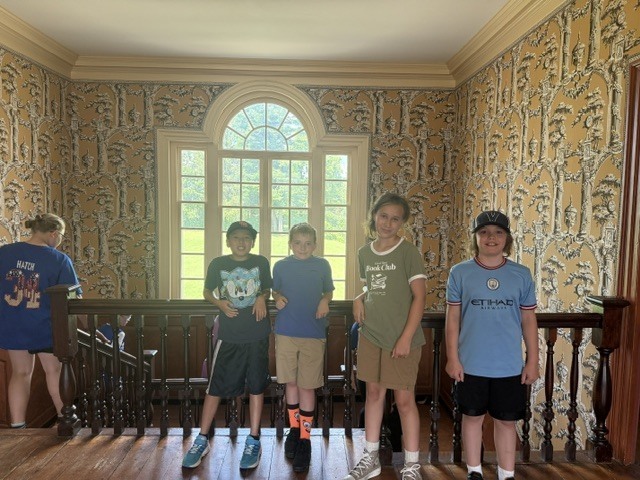 Living History Summer Institute students recently toured Johnson Hall State Historic Site