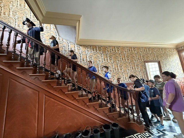 Living History Summer Institute students recently toured Johnson Hall State Historic Site