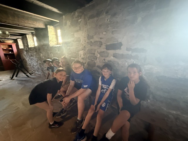 Living History Summer Institute students recently toured Johnson Hall State Historic Site