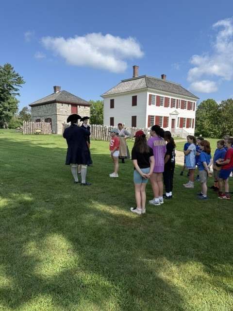 Living History Summer Institute students recently toured Johnson Hall State Historic Site