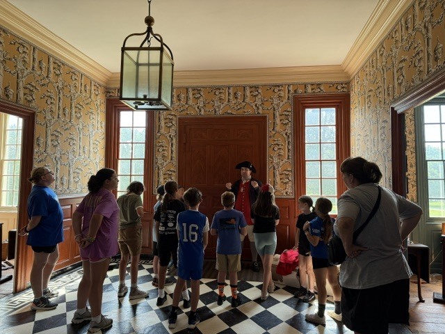 Living History Summer Institute students recently toured Johnson Hall State Historic Site