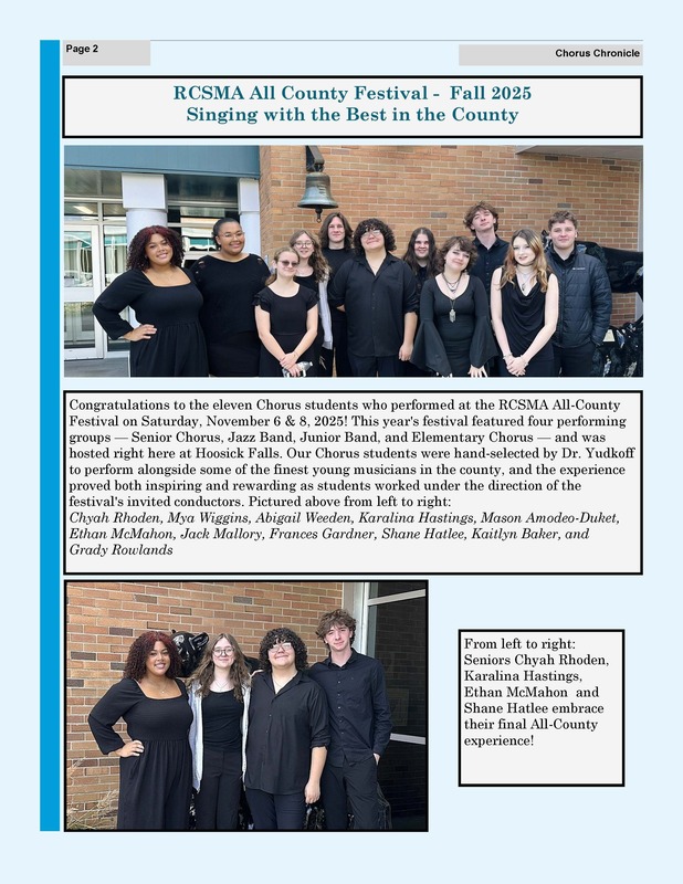2025-2026 chorus chronical