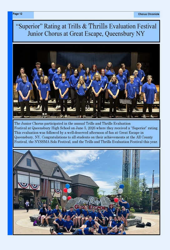 2025-2026 chorus chronical