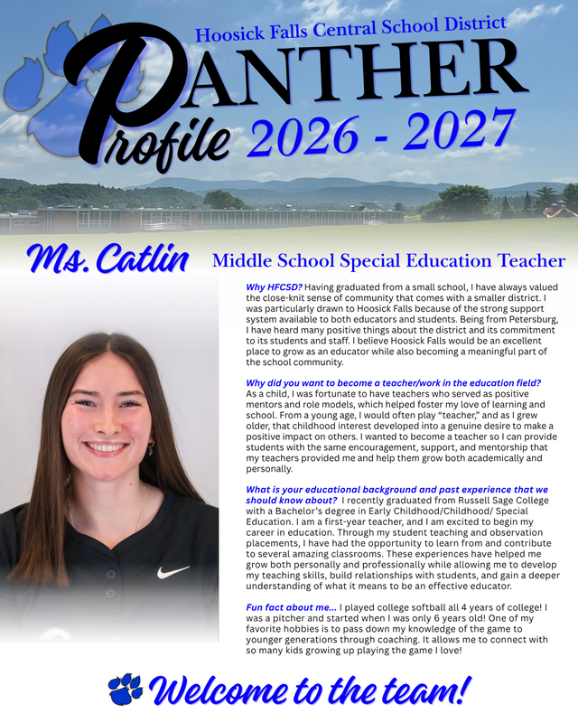 middle school special education teacher, Ms. Catlin.