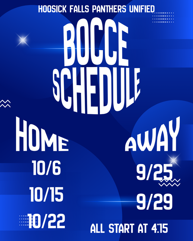 unified bocce schedule