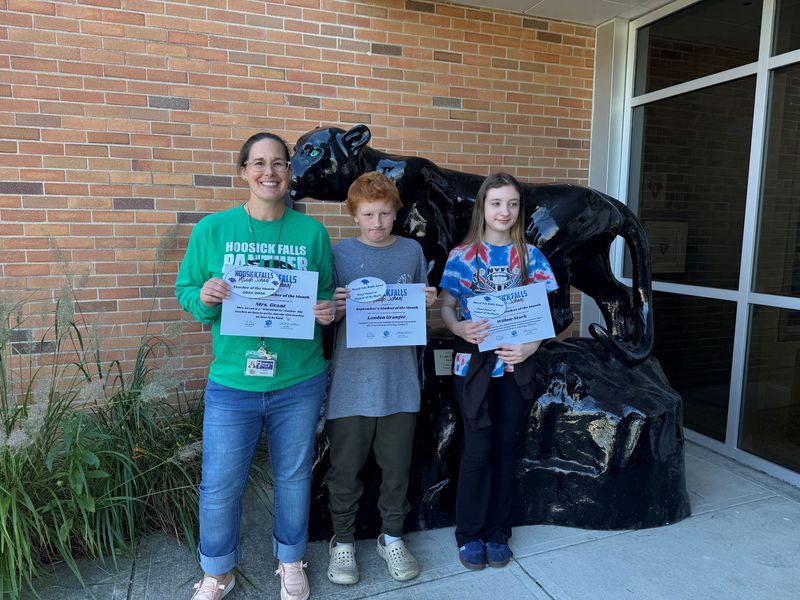 Middle School Students of the Month September 2025 Picture 2