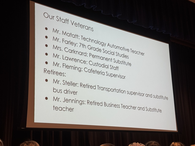 2025 Veterans Day Assemblies Photos