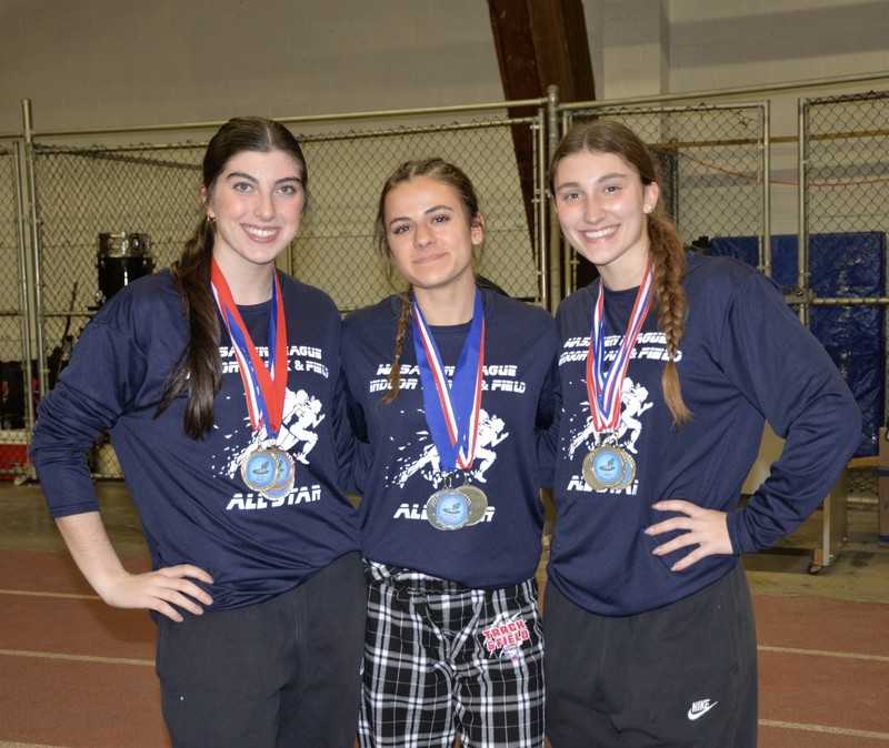 wildcats indoor track team at wasaren league championships