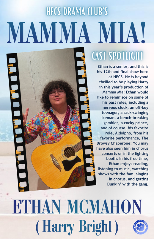 cast spotlights Mamma Mia!