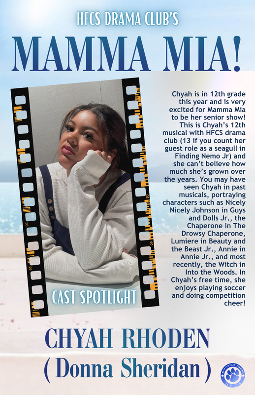 cast spotlights Mamma Mia!