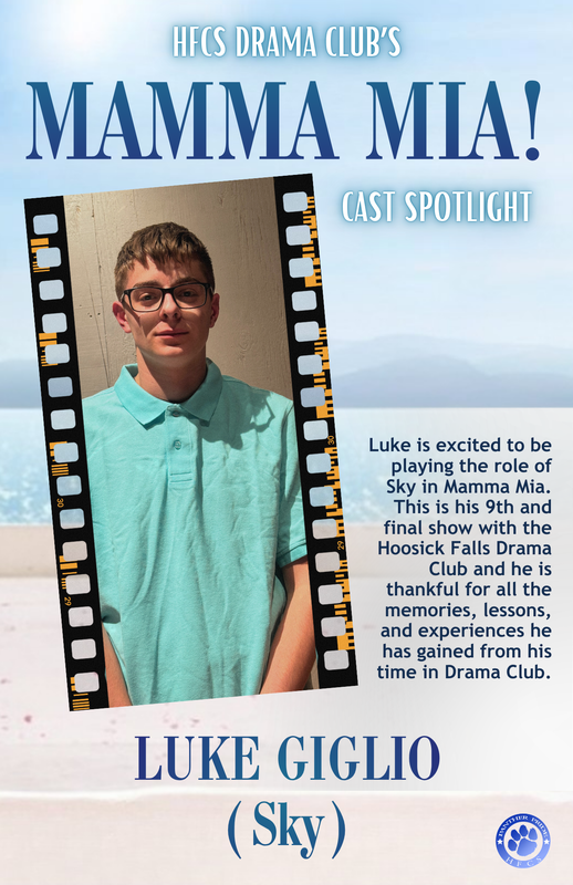 cast spotlights Mamma Mia!