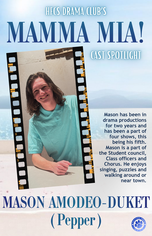 cast spotlights Mamma Mia!