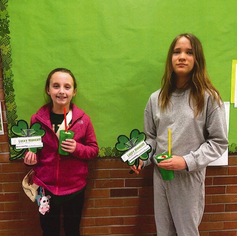 middle school lucky shake winners