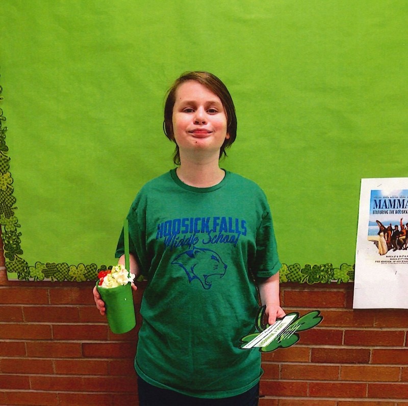 middle school lucky shake winners