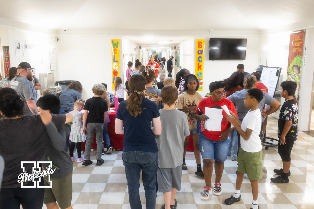 large crowd in a room