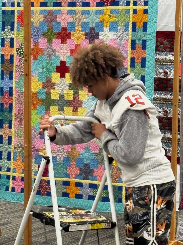 students helping 