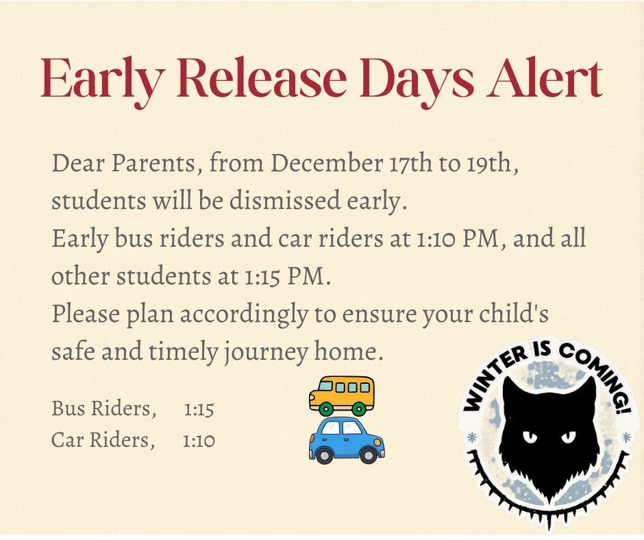 Early release poster