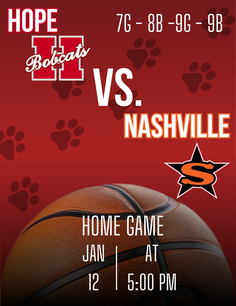 Hope vs Nashville flyer