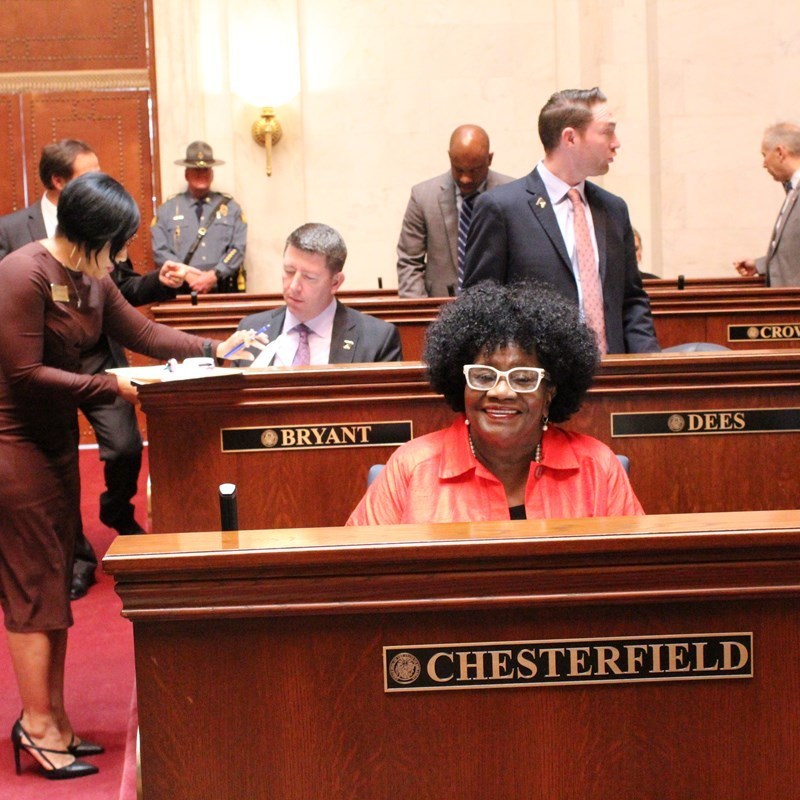 Retired Senator Linda Chesterfield
