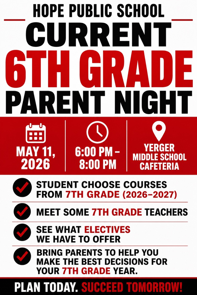 BHE 6th grade students it is time to pick your classes for 7th grade. Don’t miss out!